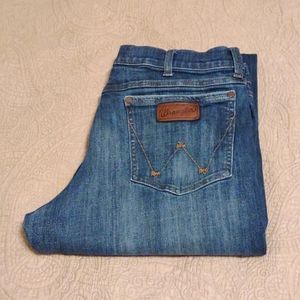 Men's Wrangler retro relaxed boot cut jeans 36x32